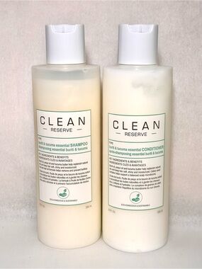 CLEAN Reserve Buriti & Tucuma Shampoo + Conditioner Set - sealed